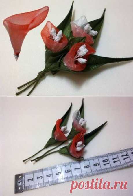 Домашняя волшебница - Мастер-класс МК &quot;Лепесток каллы + сборка букета&quot; (автор anansy)