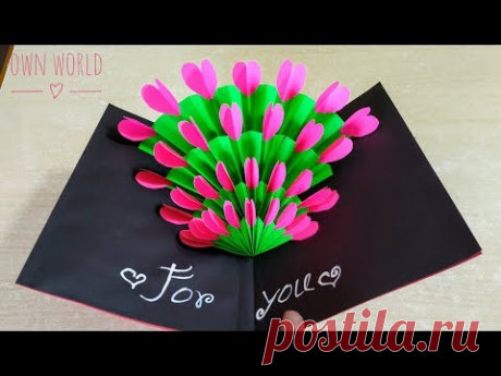 Easy ! Beautiful Handmade Birthday card idea | DIY mother’s day card!