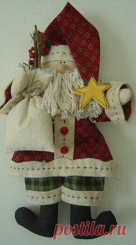 Дед Мороз своими руками. - Новогодние игрушки своими руками - Новогодние игрушки своими руками. - Инструкции по изготовлению подарков - Подарки своими руками .