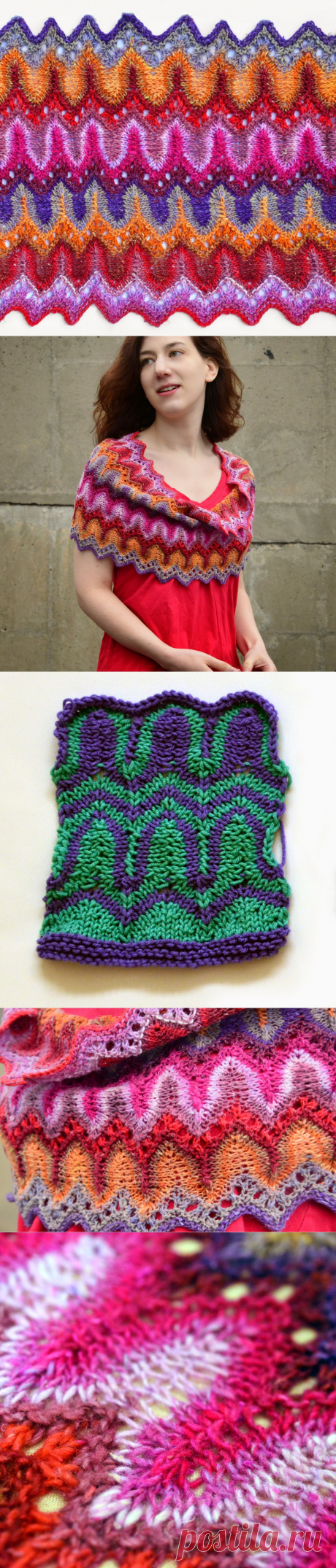 So, I make stuff: Petal cowl pattern