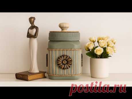 Не выбрасывайте! Из пластиковых банок можно творить чудеса! 🌼