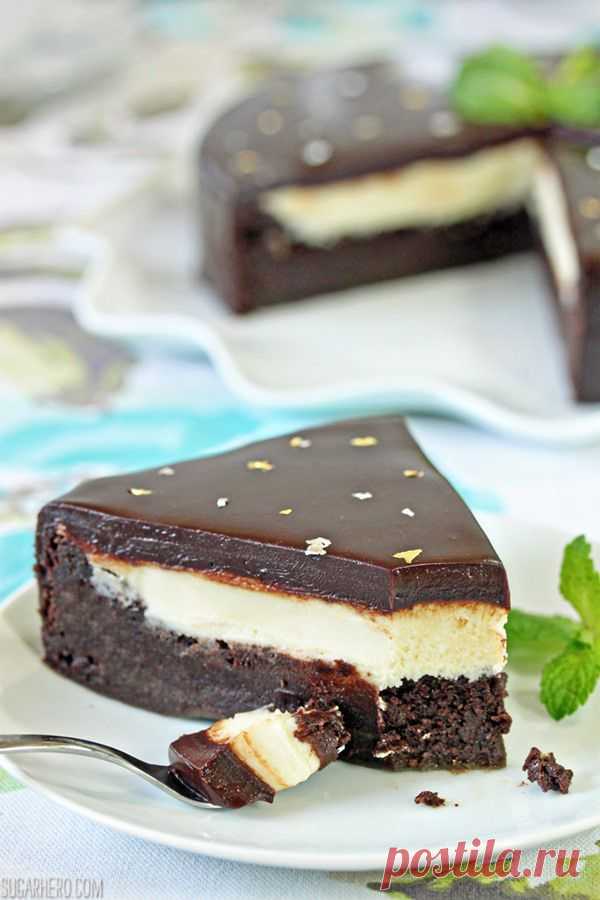Мята Патти Flourless Шоколадный торт - SugarHero