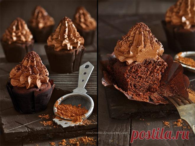 Мега-шоколадные капкейки "Шоко-шок" - Вкусная пауза