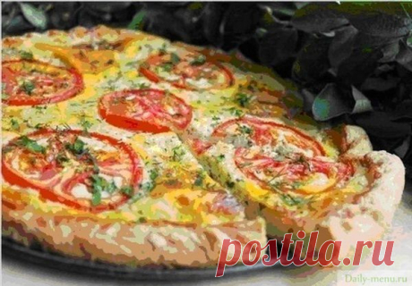 Творожный пирог с сыром и томатами - Рецепты пользователя Lena Karpova - Daily-menu.ru