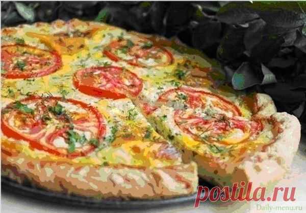 Творожный пирог с сыром и томатами - Рецепты пользователя Lena Karpova - Daily-menu.ru