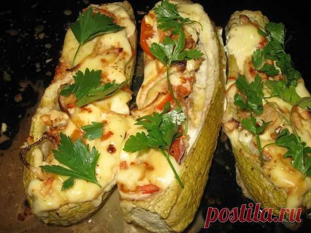 Кабачковые лодочки