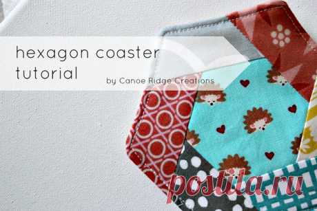 Canoe Ridge Creations: hexagon coaster tutorial.