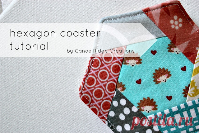 Canoe Ridge Creations: hexagon coaster tutorial.
