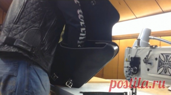 Байкерская сумка из плотной кожи (DIY) / Авто Мото Вело / Модный сайт о стильной переделке одежды и интерьера