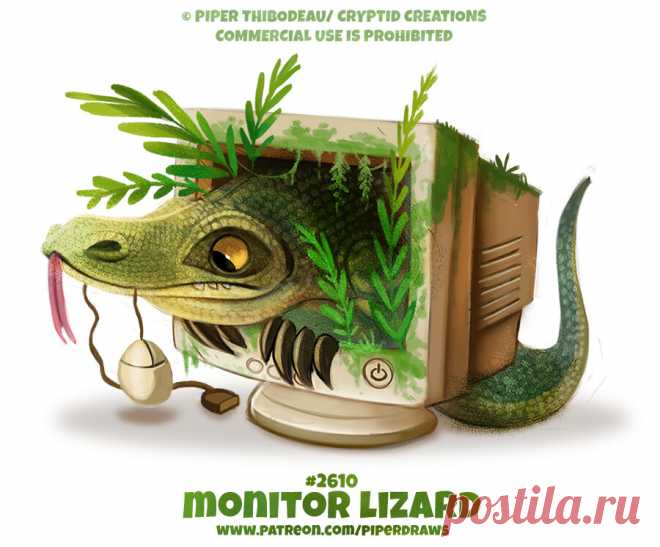 #2610. Monitor Lizard - Word Play, Piper Thibodeau