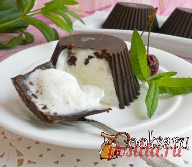 Мороженое молочное в шоколаде фото рецепт приготовления