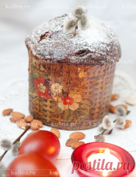 Кулич заварной с миндалем – рецепт приготовления с фото от Kulina.Ru