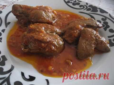 Мчума-печень куриная в остром соусе