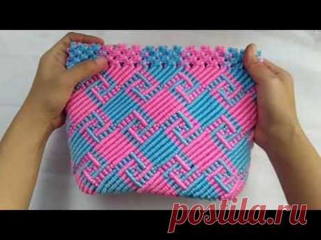 #Motifkalimantan #Motiflabirin Tas talikur motif labirin/Motif kalimantan - YouTube