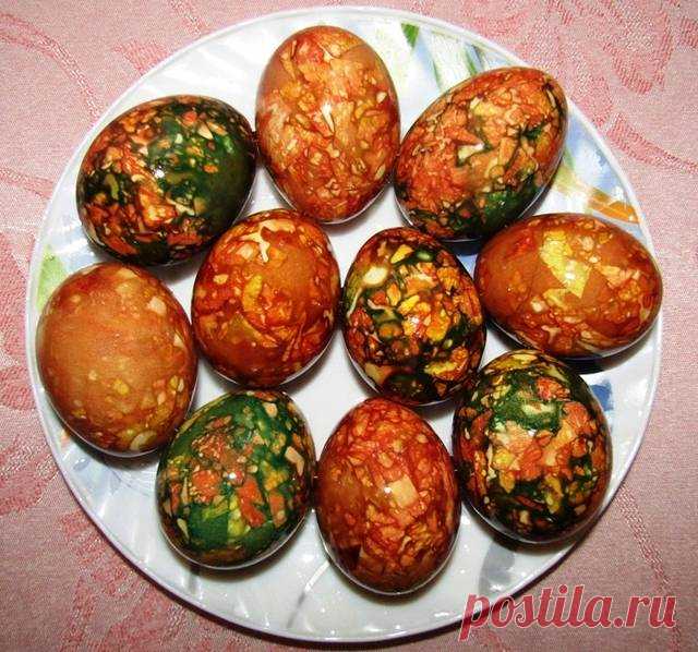 Мраморные и малахитовые яйца к Пасхе Автор рецепта Наталья Василенко - Cookpad