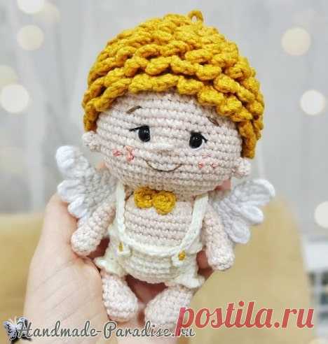 Оберег ручной работы - ангел амигуруми