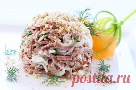 Салат "ХЕРСОНЕС" самый вкусный! | РЕЦЕПТЫ на каждый день.RU | Яндекс Дзен
