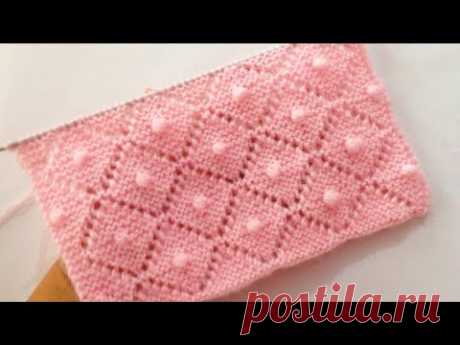 Very Beautiful Knitting Stitch Pattern For Babies Blankets/Sweater