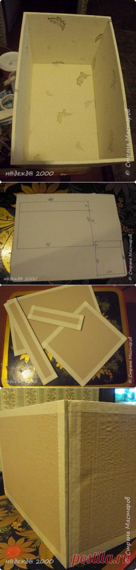 Как я делаю шкатулки из гофрокартона. | Страна Мастеров