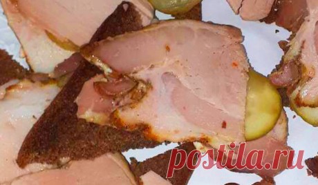 Домашняя буженина со специями. На этот раз варю мясо в пакете и подаю с солёными огурцами | КОК в тельняшке | Дзен