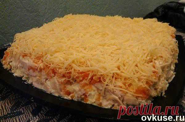 Салат "Рождество" с копчёной грудкой - Простые рецепты Овкусе.ру