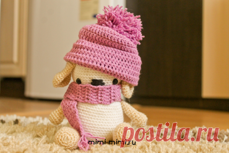 Схема вязания амигуруми собаки Чиби