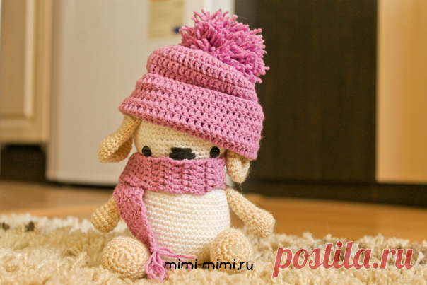 Схема вязания амигуруми собаки Чиби