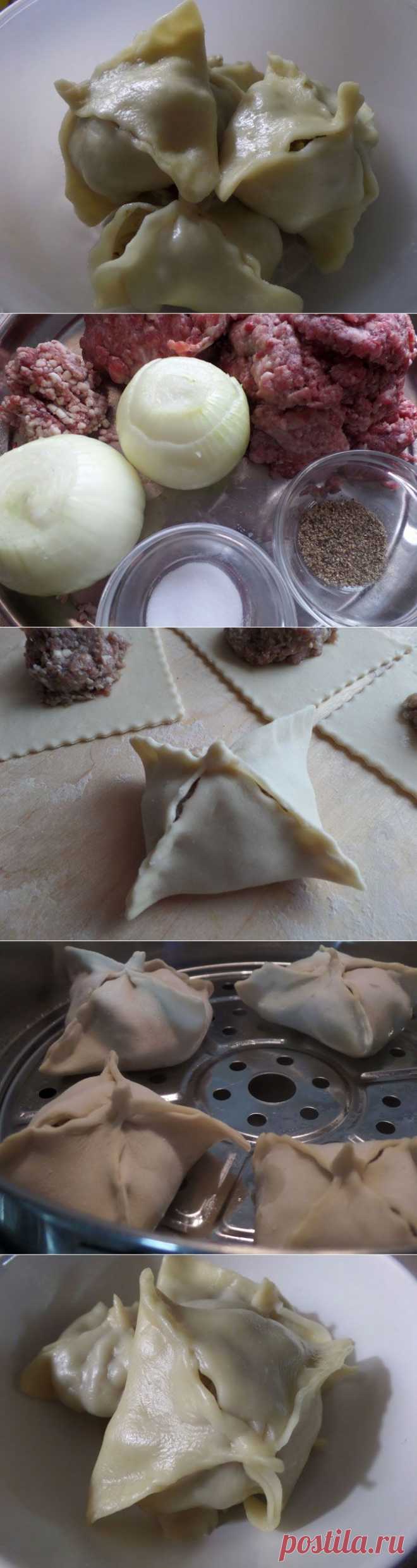 Этот рецепт очень выручает всегда. «Манты» (паровые пельмени) - Вкусные рецепты