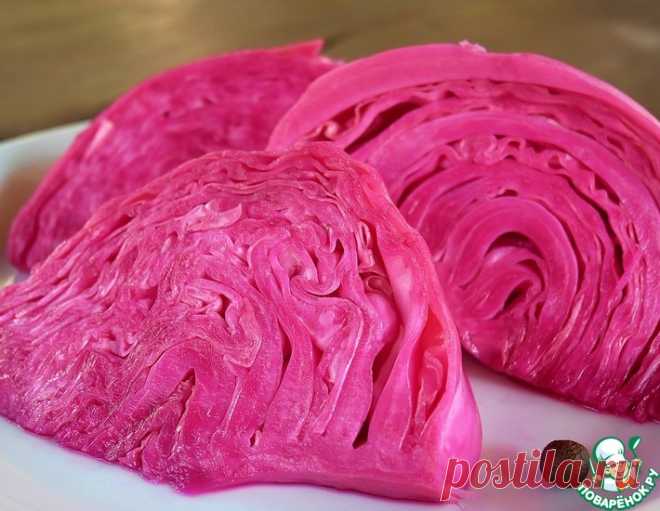 Маринованная капуста со свеклой – кулинарный рецепт