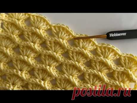 Easy Crochet 😍💯 Схемы детских пледов для начинающих / Схема вязания пледа крючком