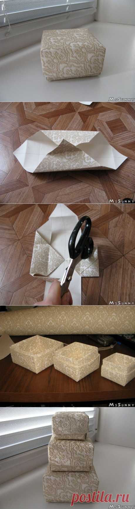 Делаем простую и быструю коробочку для всяких мелочей