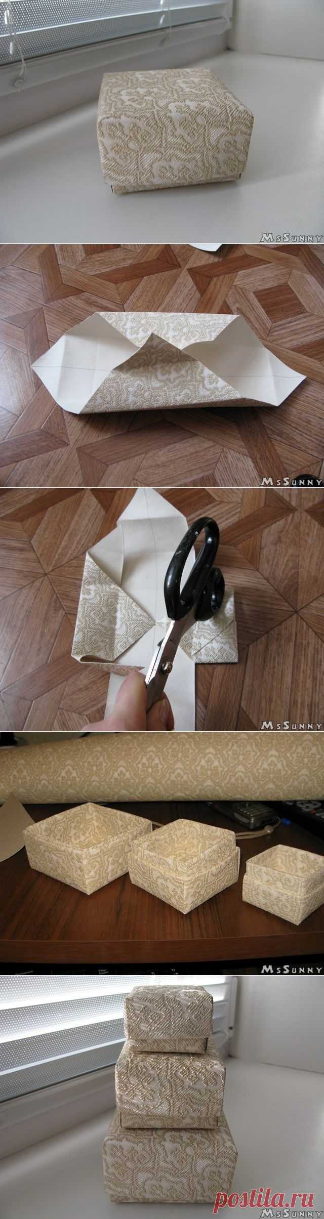 Делаем простую и быструю коробочку для всяких мелочей