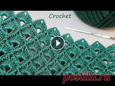Рельефный и простой УЗОР КРЮЧКОМ так вяжут турчанки :) SUPER EASY Beautiful  Pattern Crochet @Уроки ВЯЗАНИЯ Литке Татьяны @CROCHET step by step Please financial support! PayPal: litke108@gmail.com Privatbank card: 5363 5420 1481 8653 УЗОРЫ крю...