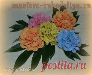 Мастера рукоделия - рукоделие для дома. Бесплатные мастер-классы, фото и видео уроки - Мастер-класс по шитью из фетра: Георгины