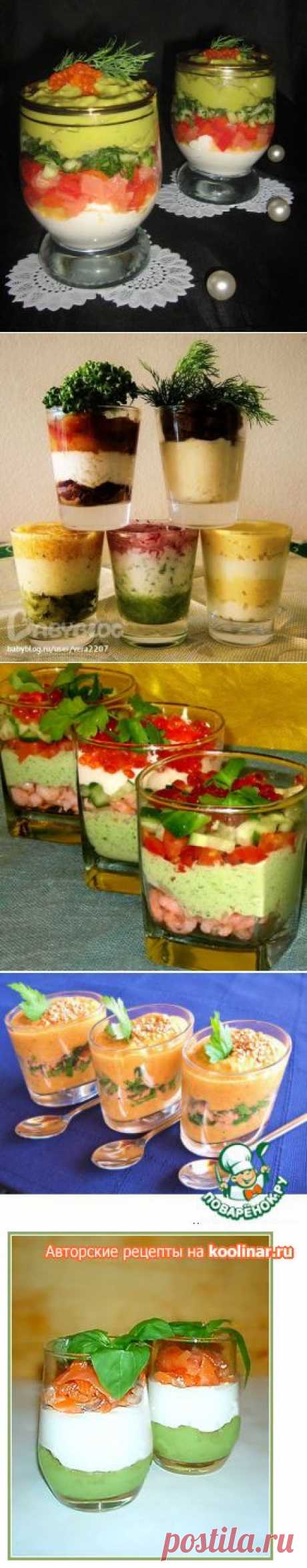 Салат в стакане - 24 примера веррина | Четыре вкуса