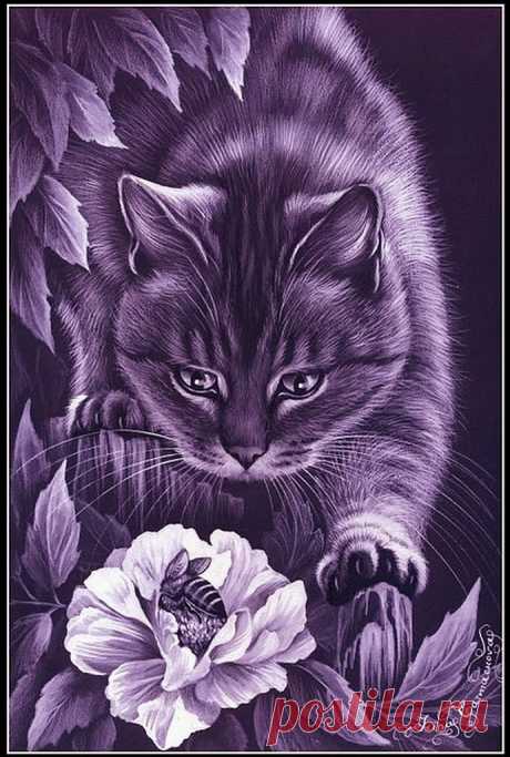 Художник Ирина Гармашова. Кошки