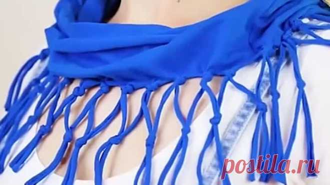Не выбрасывайте старые футболки