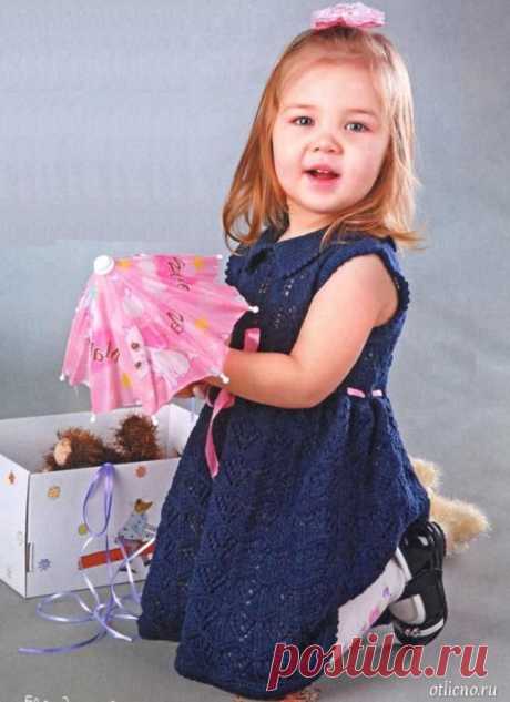 Вязаное платье для девочки | Отлично! Школа моды, декора и актуального рукоделия