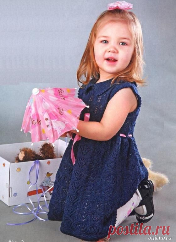 Вязаное платье для девочки | Отлично! Школа моды, декора и актуального рукоделия