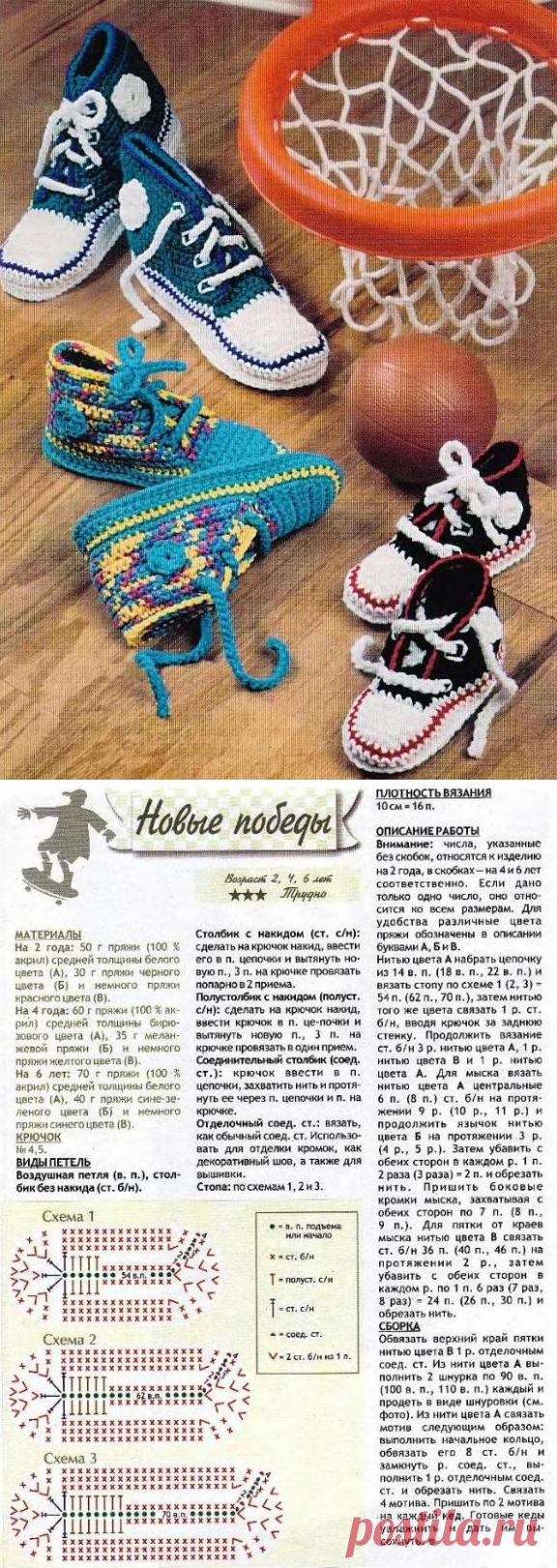 Вязаные кеды | Домоводство для всей семьи.