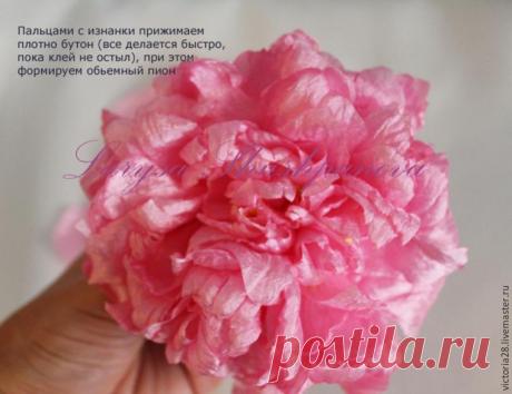 Фото мастер-класс: создание пиона &quot;Kenzo&quot;