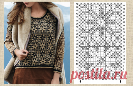 15 просто невероятно шикарных жаккардовых нарядов - модели со схемами - в копилку вязальщиц | МНЕ ИНТЕРЕСНО | Яндекс Дзен