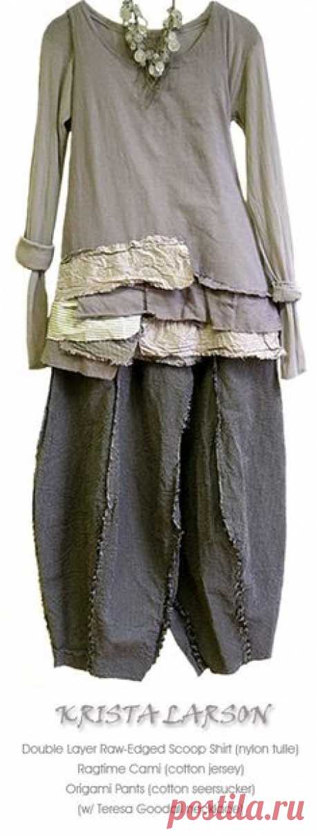 poppydance freeform linen lagenlook tunic, via Flickr. | deTaiL