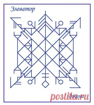 ... ... ... авторский блог Джани ... ... ... : Элеватор ( рунический став )