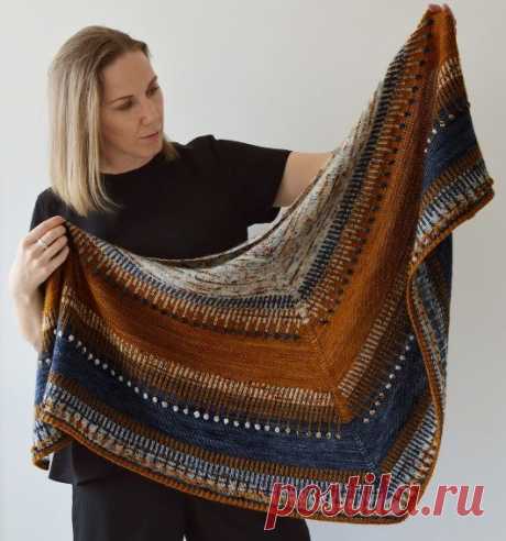 Вязаная шаль Ambershore