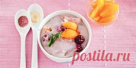 Манная каша с фруктами - Мультиварка