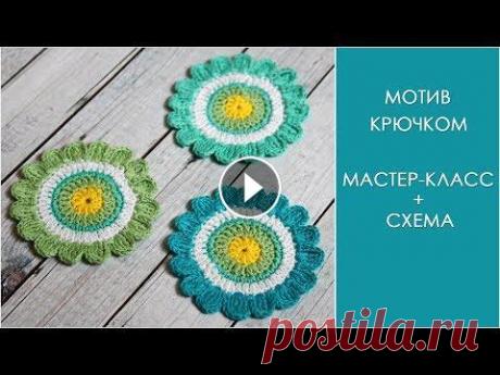 Мотив крючком | Подставка под чашку крючком Мотив крючком | Подставка под чашку крючком Смотрите также другие мои мастер-классы в фотографиях на сайте my-crochet.ru Из этого видео вы узнаете, ка...