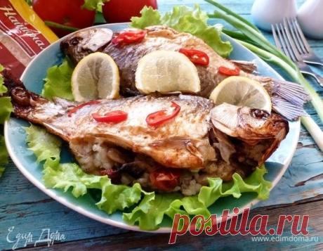 Запеченные караси с рисом и грибами рецепт 👌 с фото пошаговый | Едим Дома кулинарные рецепты от Юлии Высоцкой