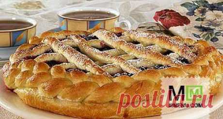 Открытый пирог со смородиной - кулинарный рецепт. Миллион Меню