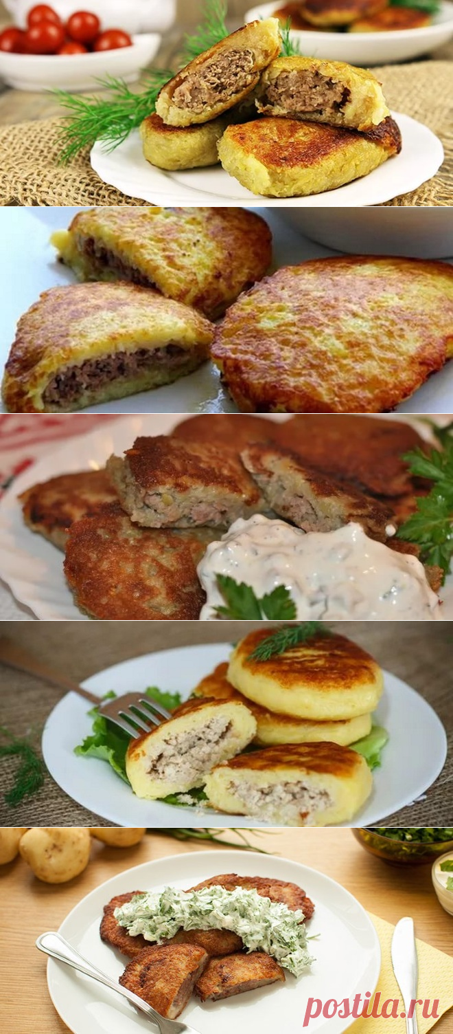 Колдуны из картофеля с фаршем - рецепты вкусного белорусского блюда.